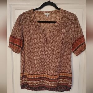 Joie Cotton Blouse Size Large